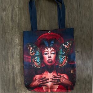 Kali Uchis tote bag - art by jenavieve louie